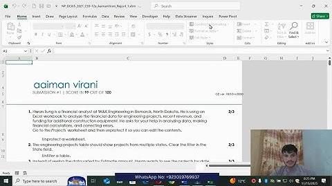 New Perspectives Excel 365 | Modules 9-12: SAM Capstone Project A Tahoe Healthcare Consulting