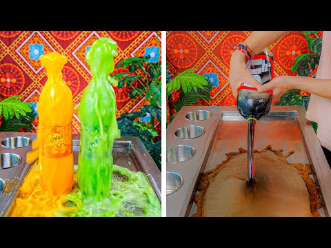 #88 Spilling CocaCola IceCream| Satisfying Soda IceCream| Jellyfull Ice