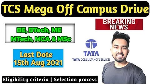Big Update 🔥 || TCS starts NQT (Ninja) Hiring || TCS Off Campus Drive 2021 || Chandan Patel