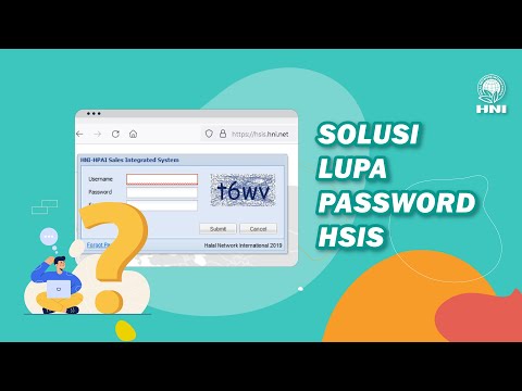 Cara Memulihkan Password yang Lupa di HSIS web