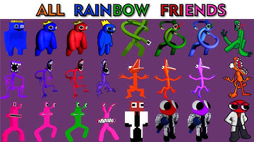 FNF Character Test | Gameplay VS My Playground | ALL Rainbow Friends Test