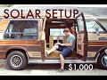 Simple DIY Camper Van Solar Power System (Only $1,000)