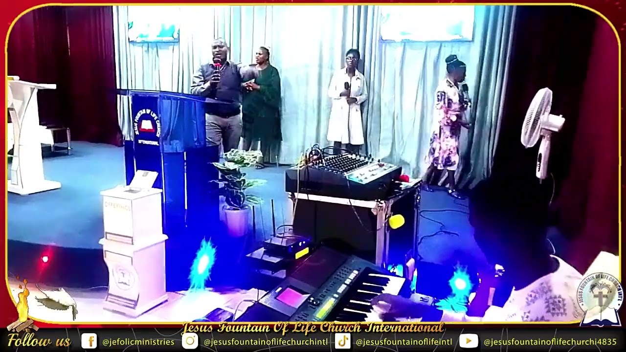 Jesus Fountain Of Life Church International Worship Session. (01-06-2025)