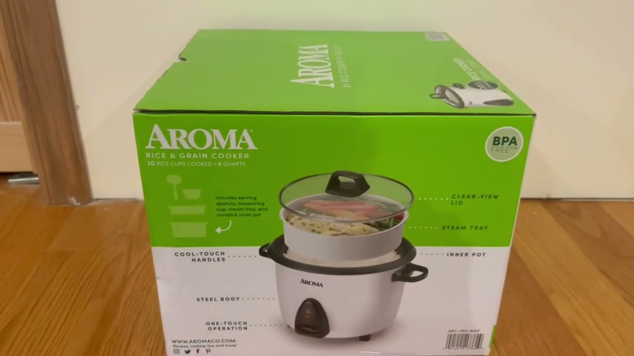 Aroma Housewares 20-Cup Rice Cooker & Food Steamer Arc-360-ngp