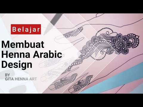  Desain  Henna  untuk Pemula Henna  art design arabic 