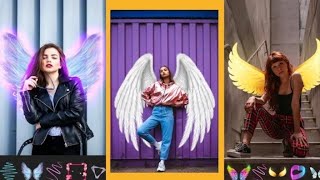 Picsapp Photo Editing : Collage Maker, Neon Effects/Put the wings on the back of your photo/ screenshot 3