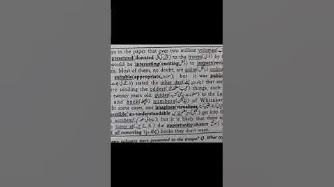 Lesson 5: On Destroying Books ( lecture 1)