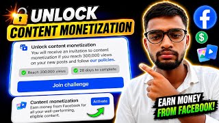 Unlock facebook content monetization tool 2026|New update 🤯
