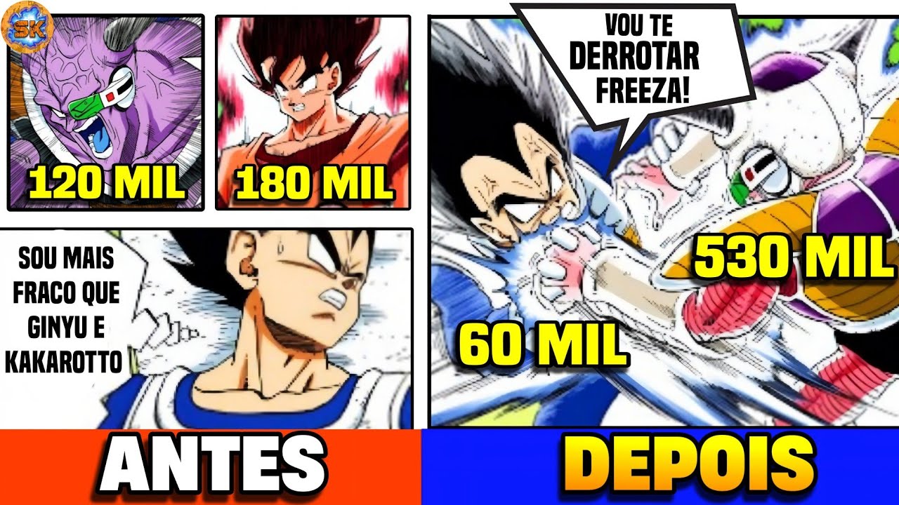 PODERES DE LUTA DA SAGA FREEZA: A VERDADE que os FÃS NÃO ACEITAM! RESPOSTA ao  @timeverso7