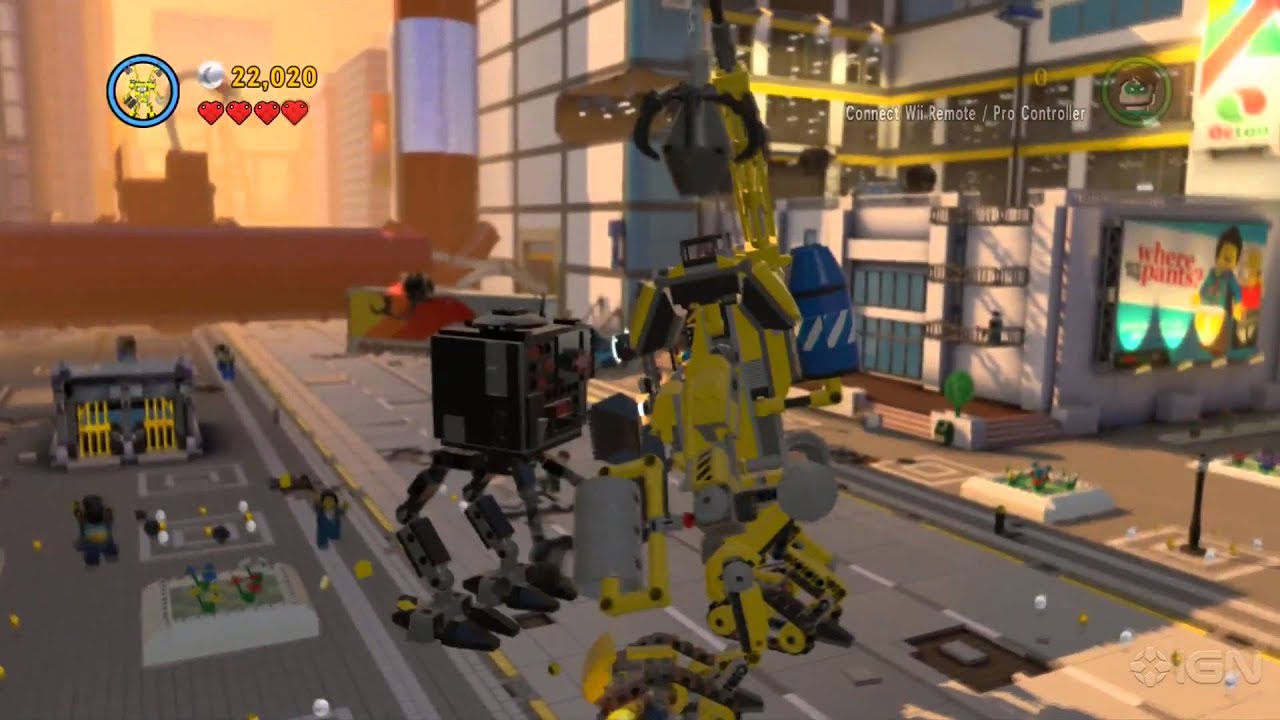 The Lego Movie 100% Walkthrough - Level 14: Bricksburg Under Attack