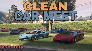 GTA 5 car meet LIVE - Clean Build Only! Ps5