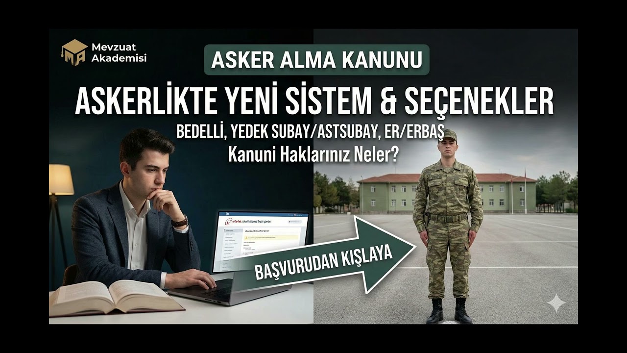 Askerlik Kanunu - Bedelli - Yedek Subay - Yedek Astsubay - Er Askerlik Süresi Uzaması