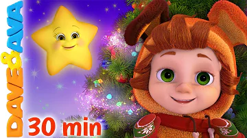 🌟 Twinkle, Twinkle, Little Star | Baby Songs | Christmas Songs by Dave and Ava 🌟