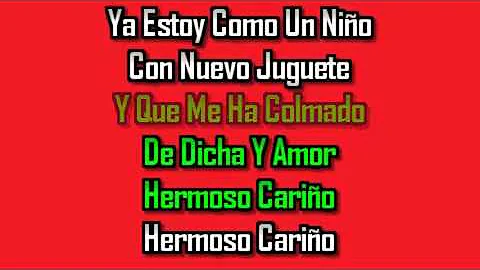 karaoke   hermoso cario  vicente fernandez