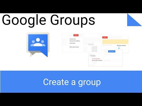 How to Create a Google Group