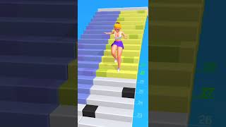 Down Stairs Race Thrills #Funnygame #Viralshorts