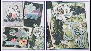 Spellbinders Sparkling Holidays Card Kit | Process Video | Rosa's Creative Way