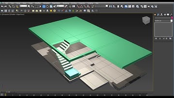 3ds Max 2 Story House - Part 3 of 7 - Stairway