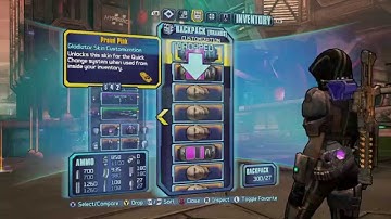 Borderlands The Pre-Sequel: ALL HEAD AND SKINS GAMESAVE