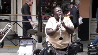 Royal Street treatthe musician killing it on clarinet is virtuoso Doreen Ketchens! Only in NOLA