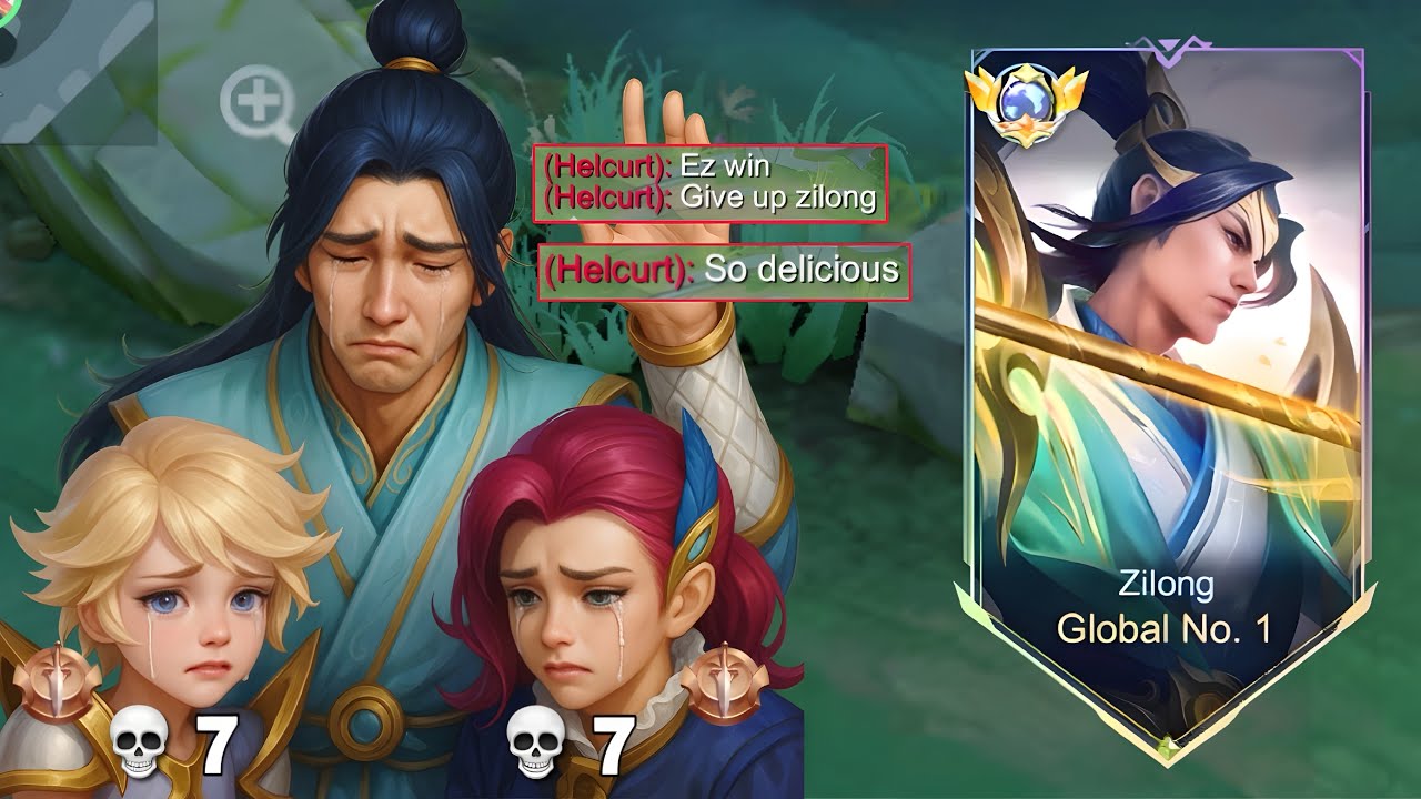 I BROKE THE RANK SYSTEM WITH ZILONG!! (GLOBAL NO.1 DOMINATION) 💀🔥