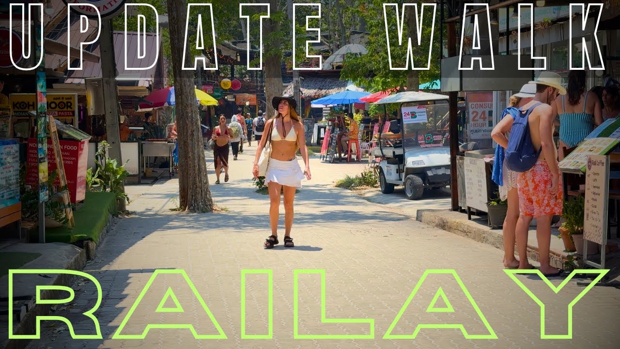 Update: Railay Beach - Let's Take a Long Walk - Ao Nang Krabi Thailand