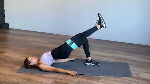 Single-Leg Glute Bridge (Right) with Resistance Band – Booty Band Exercises – Zaksy.com