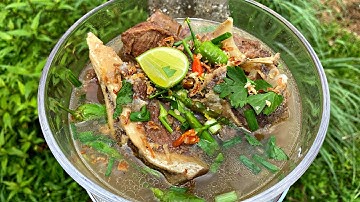 Sup Tulang Rasa Asli Tanpa Ada Perasa Tambahan | Bikin Ketagih