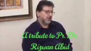 Corona 19 and Dr. Rizwan Abid