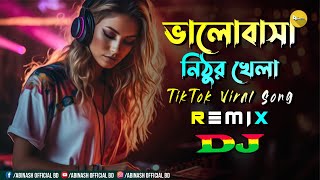 Bhalobasha Nithur Khela Dj | Momtaz || Bangla Viral Dj Gaan || Dj Abinash BD || TikTok Trending Song Thumb