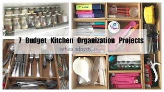Kitchen storage & organization hacks || get organized with me