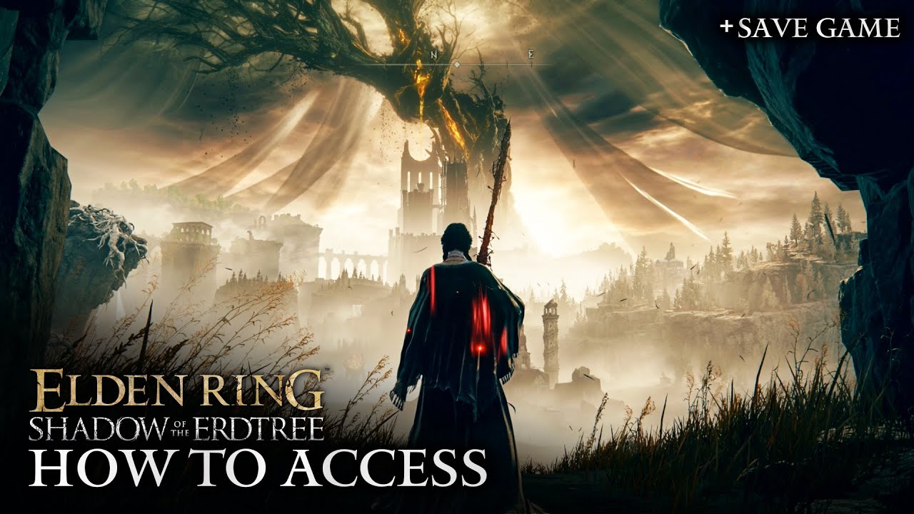 How to access Shadow of the Erdtree DLC in Elden Ring + Save Game - YouTube