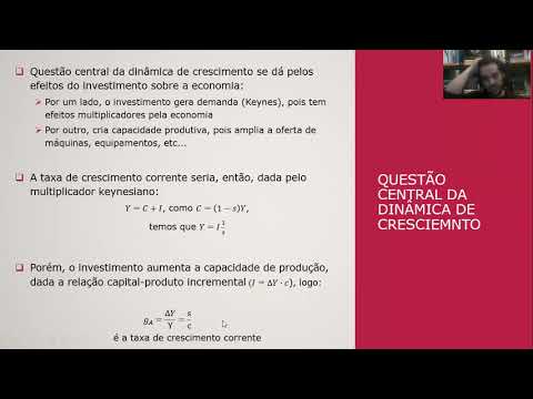 Vídeo: Quais são os determinantes do crescimento de acordo com o modelo Harrod Domar?