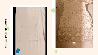 Kurti cutting and stitching easy trick#youtube #short video#shots