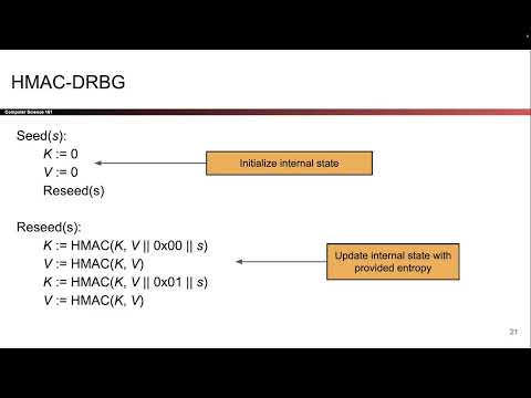 [Cryptography5, Video 6] PRNG Implementations
