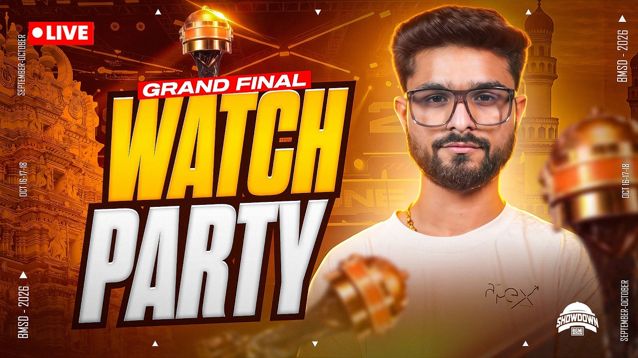 BMSD 2026 | GRAND FINALS DAY -2 WATCHPARTY | BGMI LIVE