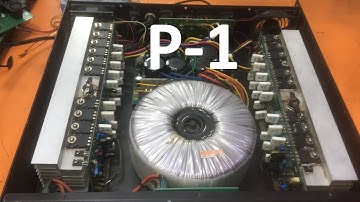 How to repair amplifier peavey CS4080 part 1