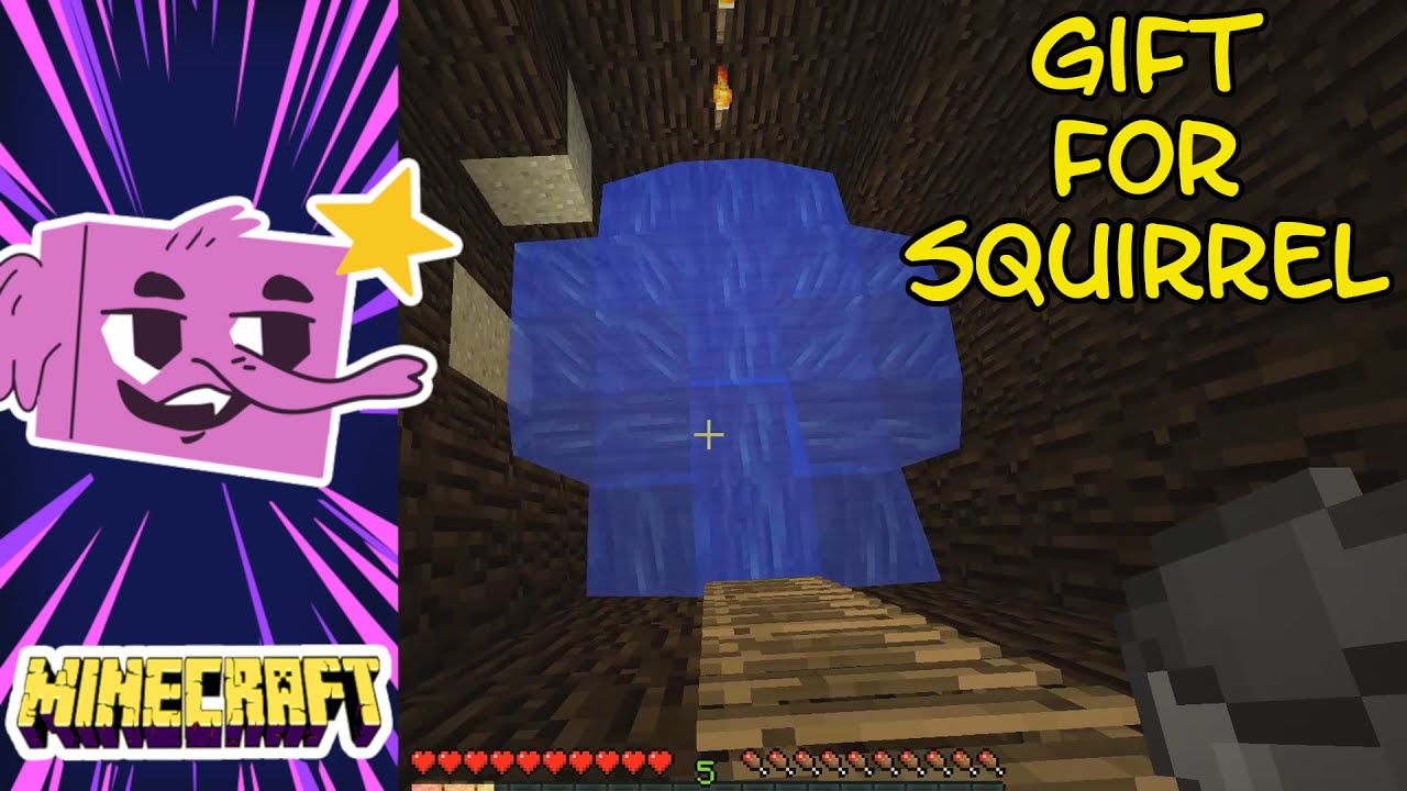 SQUIRREL GETS A WET GIFT/PRANK | Minecraft (Modded Server) - YouTube