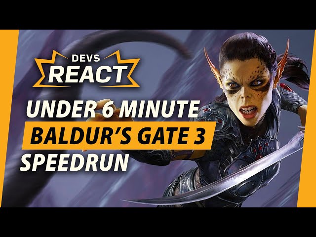 Baldur's Gate 3: speedrunners estão disputando para ver quem