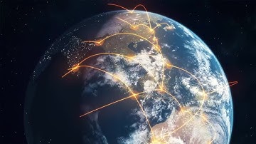 Global Network - Orange Motion Graphics