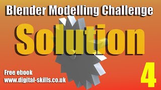 Blender Modelling Challenge: Cog Wheel - A Solution 2