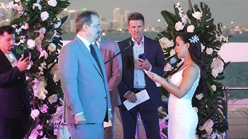 Luxury Yacht Wedding Videographer in Miami / Chad & Shanine’s Wedding Video