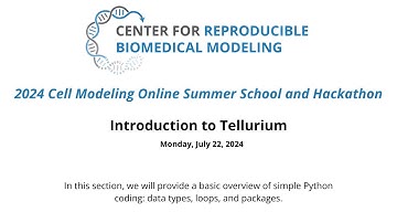 2024 Summer School  & Hackathon  - Day 1.4  Introduction to Tellurium