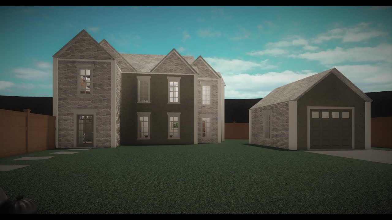 42k Aesthetic Cloud Grey One Bedroom Home Bloxburg Roblox YouTube