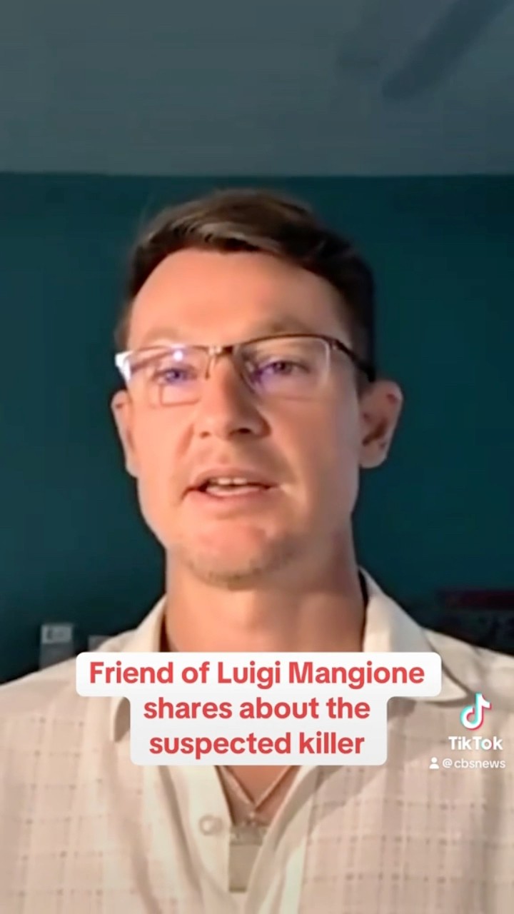 Friend of alleged CEO shooter Luigi Mangione talks about suspect #shorts
