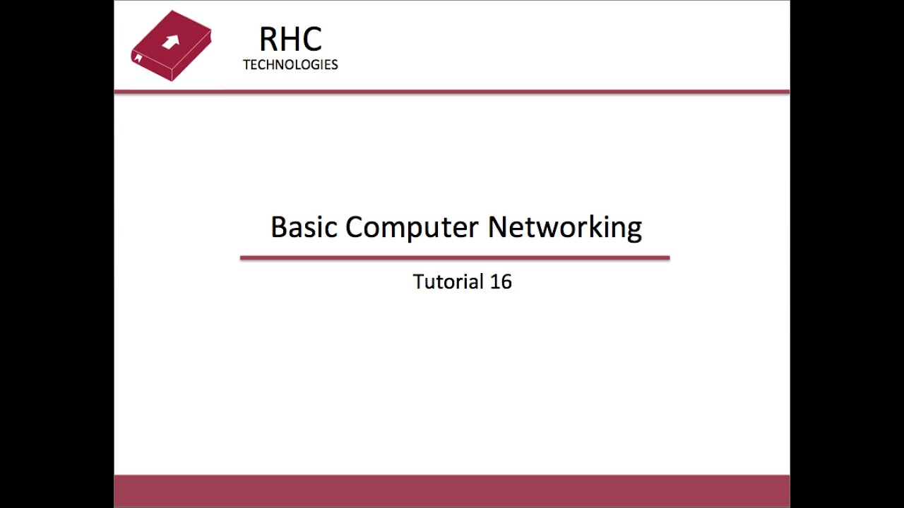 Basic networking tutorial 16 youtube