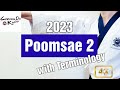 Taekwondo poomsae 2 with terminology 2023