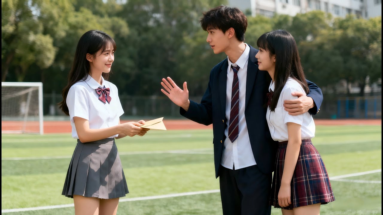 La plus belle fille du lycée m'a remis une lettre d'amour en public ? Je m'en fiche !#251012jxB2