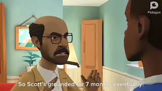 Scott gets grounded but a little bit silly S5 EP19
