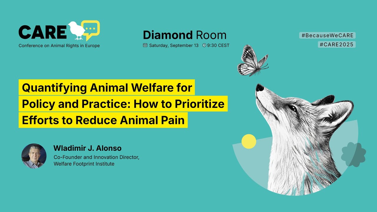 CARE 2025 | Quantifying Animal Welfare for Policy and Practice
